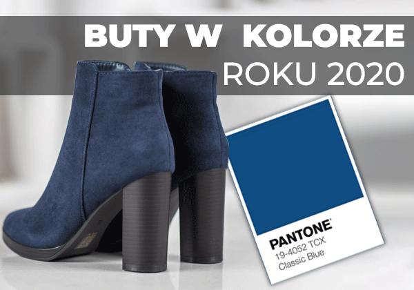 Buty w najmodniejszym kolorze roku 2020? Tylko Classic Blue wg PANTONE