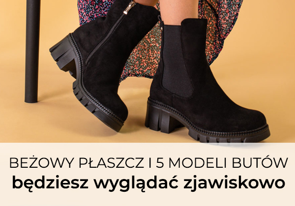 Beżowy płaszcz - 5 modeli butów, dzięki którym będziesz wyglądać w nim zjawiskowo