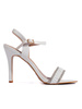 White Chic Heeled Sandals