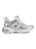 Srebrne sneakersy damskie 