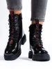 Black Patent Faux Leather Boots