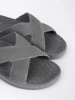 Grey Pool Slide Sandals