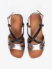 Sergio Leone Women's Black Sandals