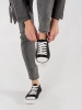 Black perforated sneakers