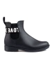 Black Short Rain Boots