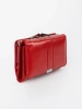 Red Faux Leather Women's Wallet