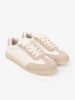 Women's White-Beige Sneakers