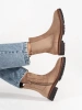 Suede Beige Chelsea Boots