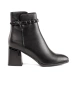 Chic Black Heeled Ankle Boots