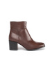 Sergio Leone Chunky Heel Ankle Boots in Brown