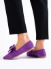 Purple Suede Loafers