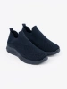 Women's Navy Slip-On Sneakers