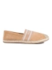 Suede Espadrilles in Beige by Vinceza