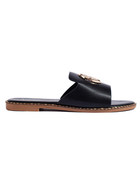 Black Slip-On Flats