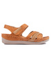 Friendly Brown Velcro Sandals