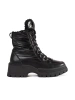 Black Platform Snow Boots