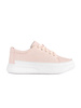 Pink Leather Perforated Sneakers by Sergio Leone