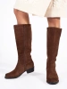 Warm Brown Leather Boots by Sergio Leone
