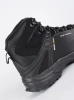 Warm Black and Gray Outdoor Trekking Boots
