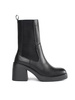 Black High Ankle Chelsea Boots Sergio Leone