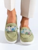 Green Platform Loafers