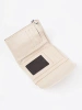 Light beige small women's wallet
