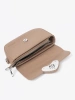 Beige Crossbody Bag with Heart