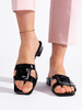 Timeless Black Chic Slides