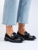 Glossy Classic Black Loafers