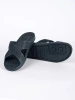 Men's navy blue pool slides