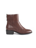 Sergio Leone Ankle-High Brown Leather Boots