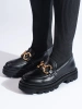 Black Boots with Stretchy Upper