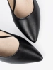 Black Pumps on an Impressive Column Heel