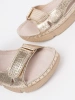 Women's classic gold sandals