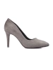 Suede Gray Stiletto Heels