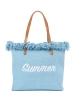 Summer Fringe Beach Bag