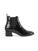 Black Women's Ankle Boots with Almond Toe Sergio Leone