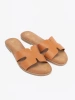 Caramel Women's Slippers with Cutouts