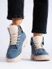 Blue Cozy Lined Boots
