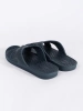 Men's navy blue pool slides