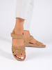 Light Brown Wedge Sandals