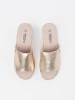 Women's Gold Wedge Sandals
