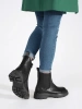 Black Chelsea Platform Boots