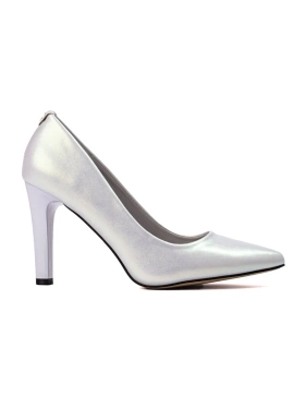 Silver Heeled Pumps