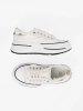 White Women's Platform Sneakers