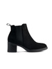Chic Black Ankle Boots with a Block Heel