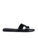 Black Comfy Slide Sandals