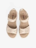 Light beige women's sandals