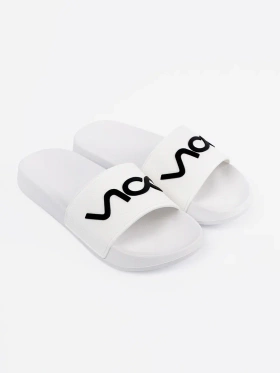 White Slippers with Text