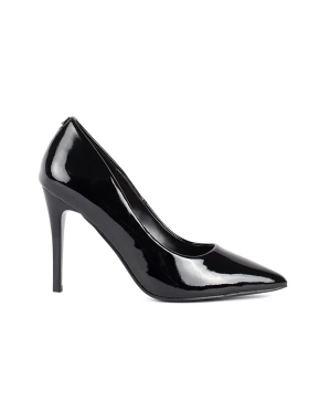 Glossy Black High Heels